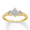 Thumbnail Image 1 of Previously Owned Promise Ring 1/6 ct tw Diamonds 10K Yellow Gold