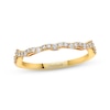 Thumbnail Image 0 of Previously Owned Le Vian Bridal Diamond Contoured Wedding Band 1/5 ct tw 14K Honey Gold