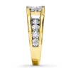 Thumbnail Image 2 of Previously Owned Diamond Engagement Ring 2-3/4 cttw Princess-cut 14K Yellow Gold