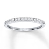Thumbnail Image 0 of Previously Owned Wedding Band 1/8 ct tw Diamonds 14K White Gold