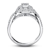 Thumbnail Image 2 of Previously Owned Diamond Engagement Ring 1 ct tw Emerald-cut 14K White Gold