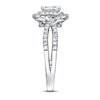 Thumbnail Image 3 of Previously Owned Diamond Engagement Ring 1 ct tw Emerald-cut 14K White Gold