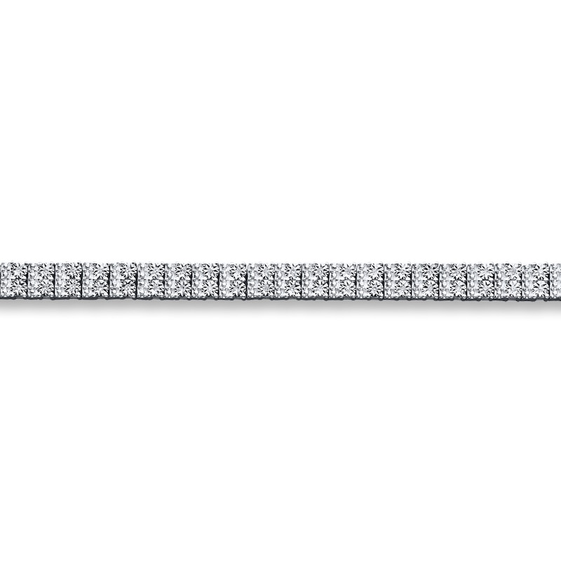 Main Image 2 of Previously Owned Diamond Bracelet 1/4 ct tw Sterling Silver 7.5&quot;
