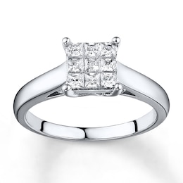 Previously Owned Diamond Engagement Ring 1/2 ct tw 10K Gold