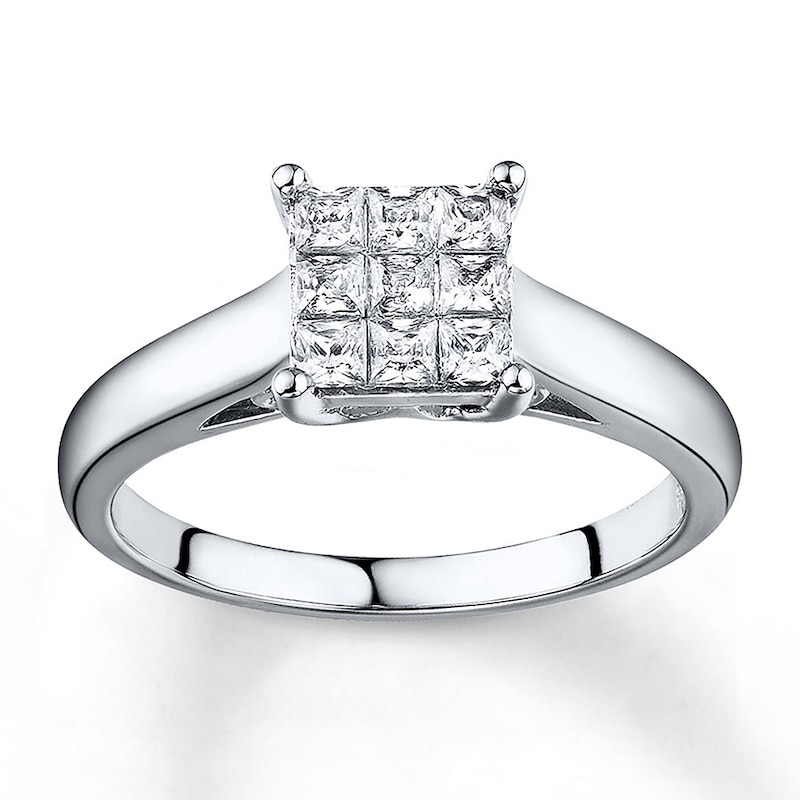 Main Image 1 of Previously Owned Diamond Engagement Ring 1/2 ct tw 10K Gold