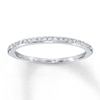 Previously Owned Diamond Anniversary Band 1/10 ct tw Round-cut 10K White Gold