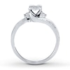 Thumbnail Image 2 of Previously Owned Diamond Fashion Ring 1/5 ct tw 10K White Gold