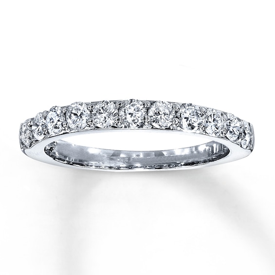Previously Owned Diamond Anniversary Band 3/4 ct tw Round-cut 14K White Gold