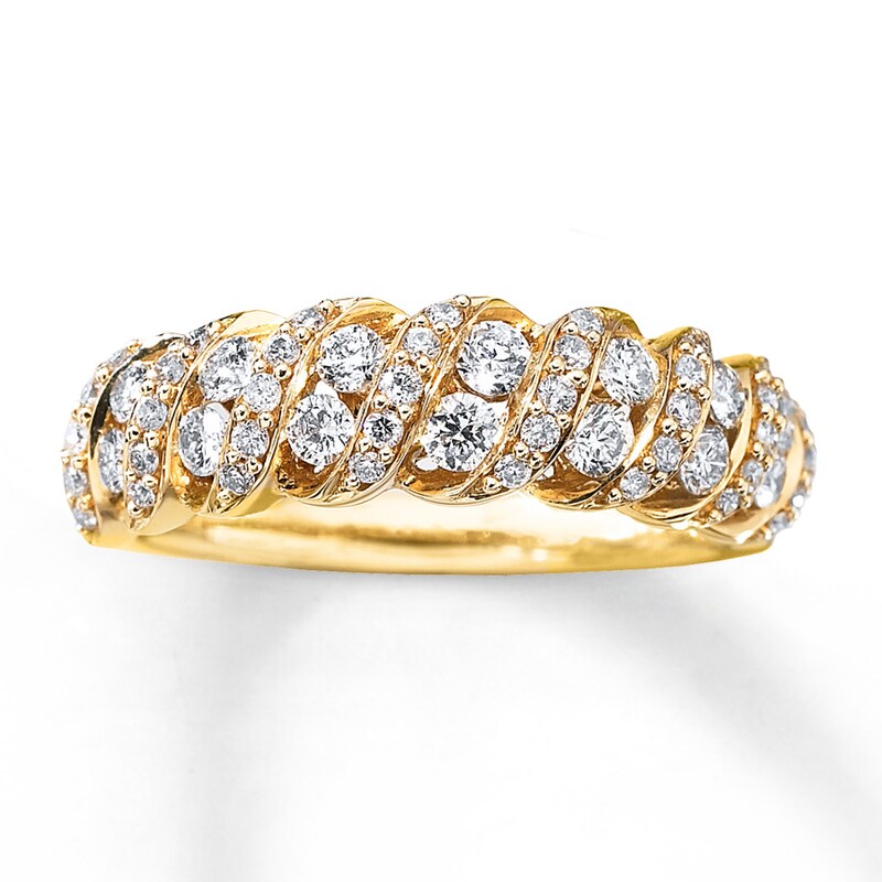 Main Image 1 of Previously Owned Anniversary Band 3/4 ct tw Round-cut Diamonds 14K Yellow Gold