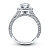 Thumbnail Image 1 of Previously Owned Neil Lane Engagement Ring 2 ct tw Cushion, Princess & Round-cut Diamonds 14K White Gold - Size 5.5