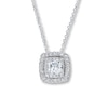 Thumbnail Image 0 of Previously Owned Neil Lane Diamond Necklace 1 cttw 14K White Gold