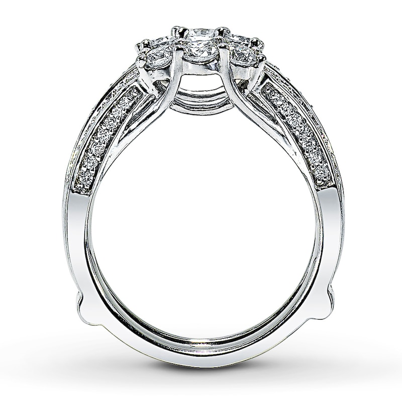 Main Image 2 of Previously Owned Diamond Enhancer Ring 1 ct tw 14K White Gold Size 6.75