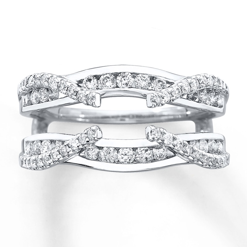 Main Image 1 of Previously Owned Enhancer Ring 3/4 cttw Diamonds 14K White Gold