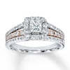 Thumbnail Image 0 of Previously Owned Diamond Ring 1-1/5 cts tw 14K Two-Tone Gold