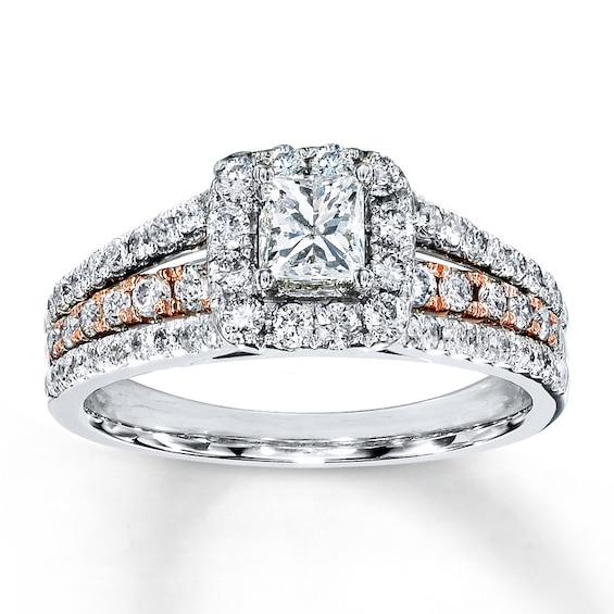 Previously Owned Diamond Ring 1-1/5 cts tw 14K Two-Tone Gold