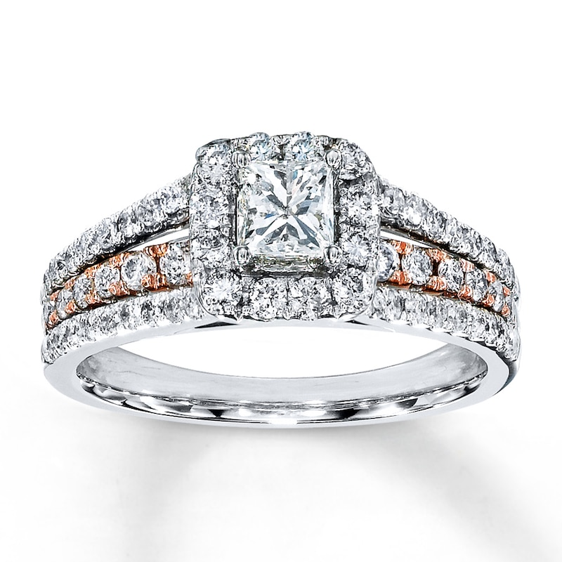Previously Owned Diamond Ring 1-1/5 cts tw 14K Two-Tone Gold