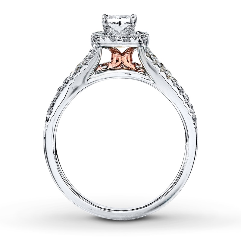 Previously Owned Diamond Ring 1-1/5 cts tw 14K Two-Tone Gold
