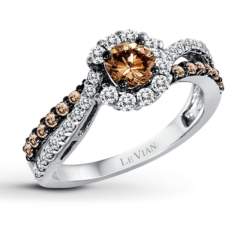 Main Image 1 of Previously Owned Le Vian Chocolate Diamonds 1 ct tw Ring 14K Vanilla Gold