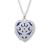 Thumbnail Image 0 of Previously Owned Diamond Locket 1/4 ct tw Round-cut 10K White Gold