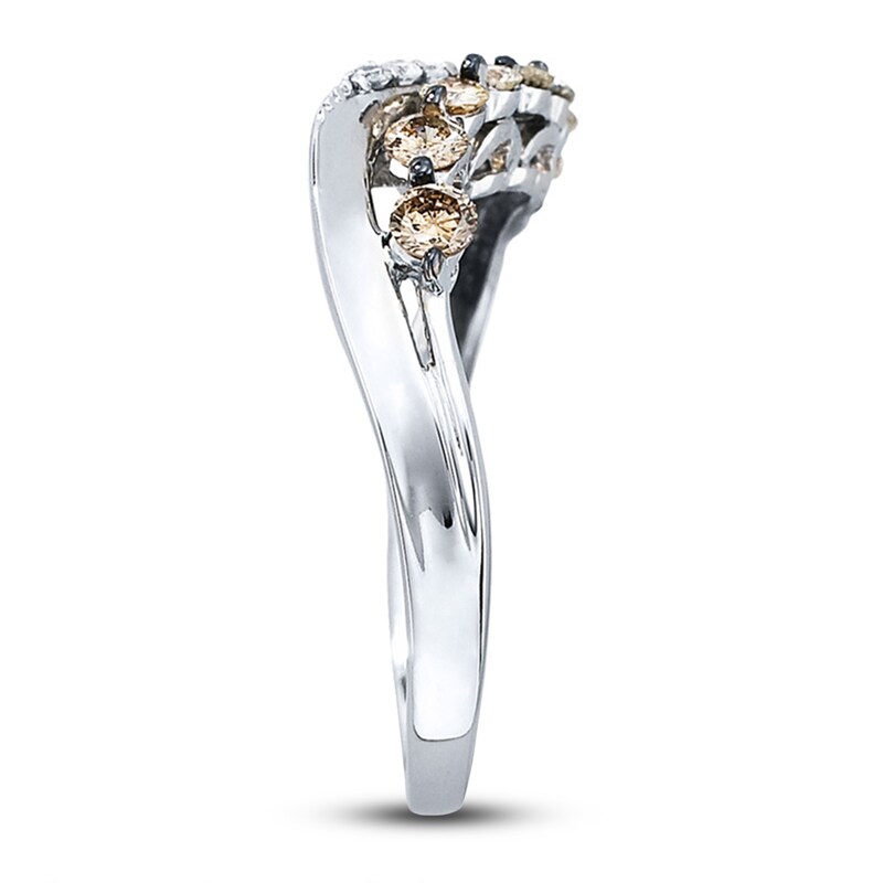 Previously Owned Diamond Ring 1/3 ct tw Round-cut Sterling Silver