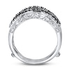 Thumbnail Image 3 of Previously Owned Black & White Diamond Enhancer Ring 1/2 ct tw 14K White Gold