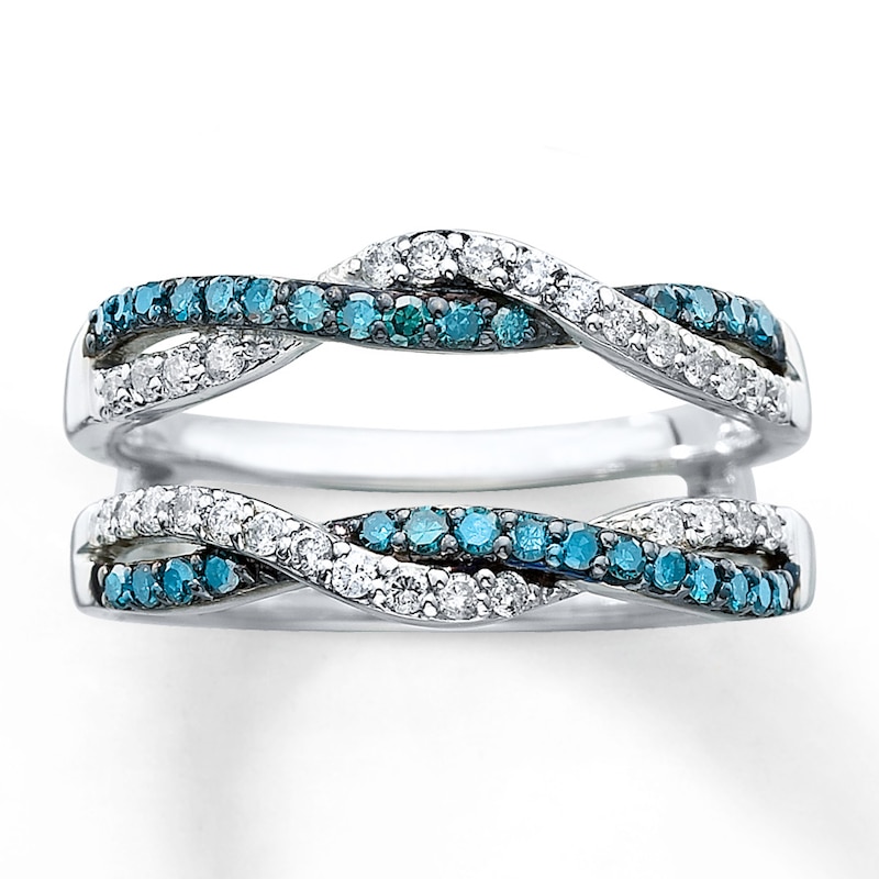 Main Image 1 of Previously Owned Enhancer Ring 1/2 cttw Diamonds 14K White Gold