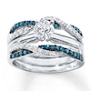Thumbnail Image 4 of Previously Owned Enhancer Ring 1/2 cttw Diamonds 14K White Gold