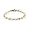 Thumbnail Image 1 of Previously Owned Diamond Tennis Bracelet 2 ct tw Round-cut 14K Yellow Gold 7&quot;
