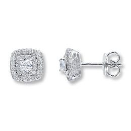 Previously Owned Neil Lane Diamond Earrings 1 ct tw 14K White Gold
