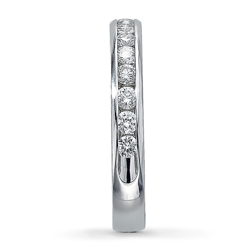 Main Image 3 of Previously Owned Anniversary Band 1/2 ct tw Round-cut Diamonds 14K White Gold