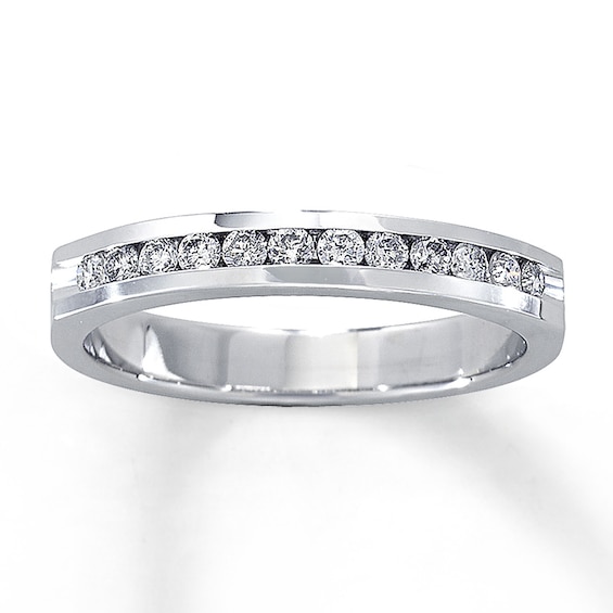 Previously Owned Diamond Anniversary Band 1 ct tw Round-cut 14K White Gold