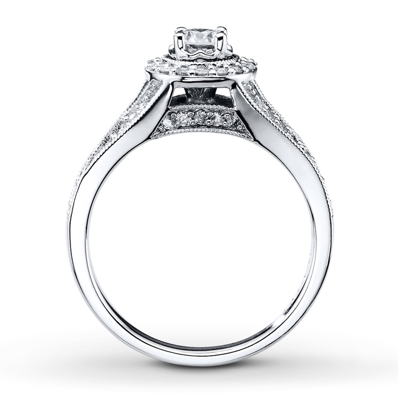 Main Image 2 of Previously Owned Diamond Ring 5/8 ct tw 14K White Gold