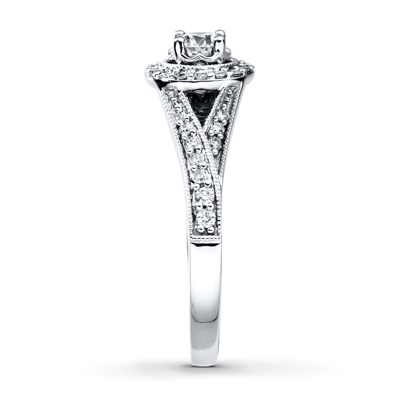 Main Image 3 of Previously Owned Diamond Ring 5/8 ct tw 14K White Gold