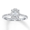 Thumbnail Image 0 of Previously Owned Diamond Engagement Ring 1 ct tw 14K White Gold
