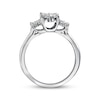 Thumbnail Image 1 of Previously Owned Multi-Diamond Engagement Ring 1 ct tw Round-cut 14K White Gold