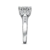 Thumbnail Image 2 of Previously Owned Multi-Diamond Engagement Ring 1 ct tw Round-cut 14K White Gold
