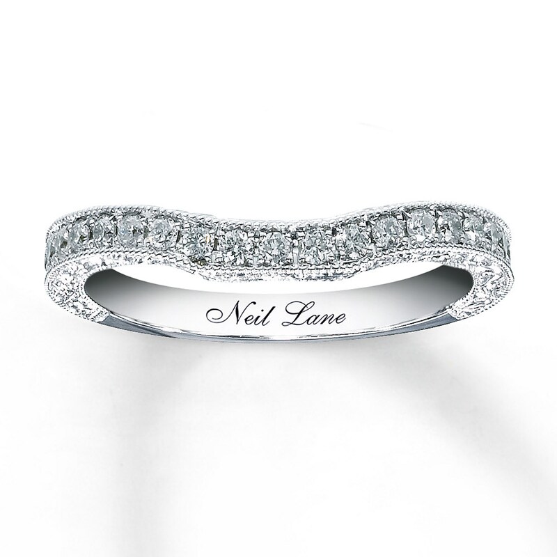 Main Image 1 of Previously Owned Neil Lane Diamond Band 1/3 ct tw 14K White Gold - Size 5