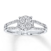 Previously Owned Diamond Promise Ring 1/2 ct tw Round 10K White Gold
