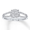 Thumbnail Image 1 of Previously Owned Diamond Promise Ring 1/2 ct tw Round 10K White Gold