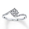 Thumbnail Image 1 of Previously Owned Diamond Promise Ring 1/3 ct tw Round-Cut 10K White Gold