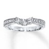 Thumbnail Image 1 of Previously Owned Diamond Wedding Band 1/2 ct tw Round-cut 14K White Gold