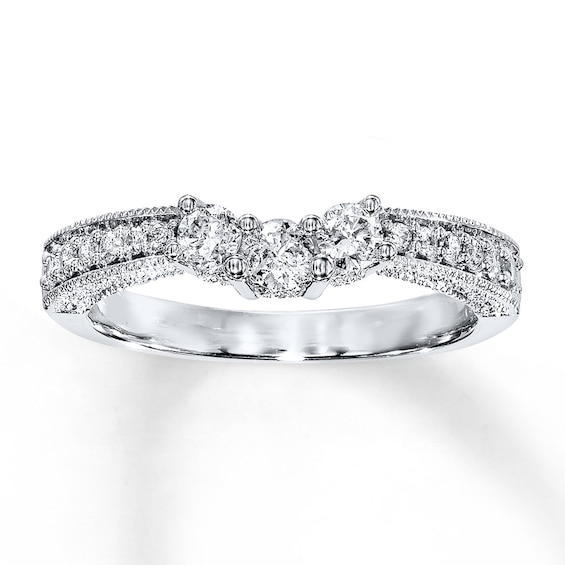 Previously Owned Diamond Wedding Band 1/2 ct tw Round-cut 14K White Gold