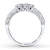 Thumbnail Image 2 of Previously Owned Diamond Wedding Band 1/2 ct tw Round-cut 14K White Gold