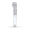 Thumbnail Image 3 of Previously Owned Diamond Wedding Band 1/2 ct tw Round-cut 14K White Gold