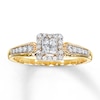 Thumbnail Image 1 of Previously Owned Diamond Fashion Ring 1/4 ct tw 10K Yellow Gold