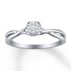 Thumbnail Image 0 of Previously Owned Promise Ring 1/15 ct tw Diamonds Sterling Silver