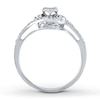 Thumbnail Image 3 of Previously Owned Diamond Promise Ring 1/6 ct tw Sterling Silver