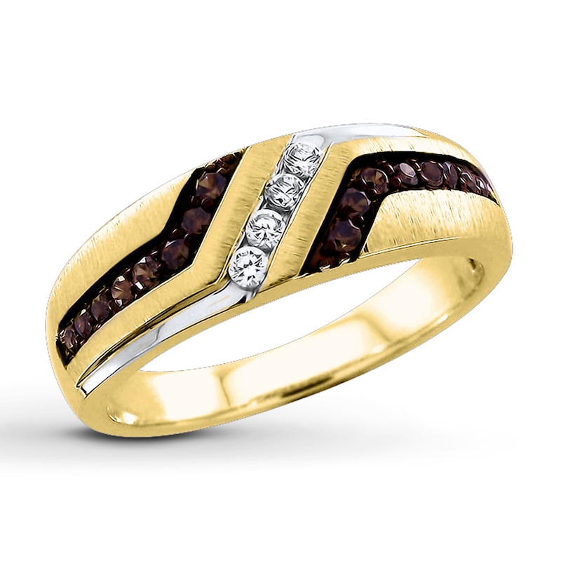 Previously Owned Men's Diamond Ring 3/8 ct tw 10K Yellow Gold