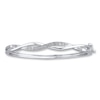 Thumbnail Image 0 of Previously Owned Diamond Bangle Bracelet 1/10 ct tw Round-cut Sterling Silver