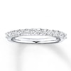 Previously Owned Diamond Anniversary Band 5/8 ct tw Round-cut 18K White Gold